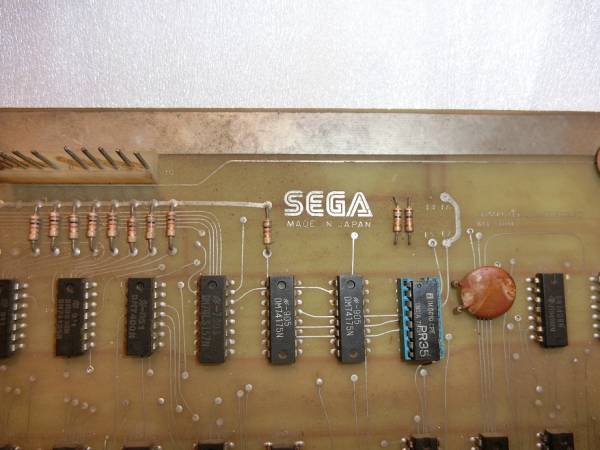 セガ　タイトル不明基板（ジャンク扱い）