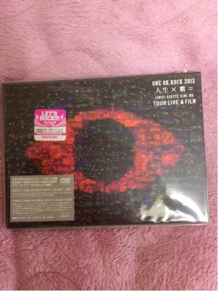 ONE OK ROCK/人生×君= ライブDVD～初回プレス版ツアーロゴステッカー付き