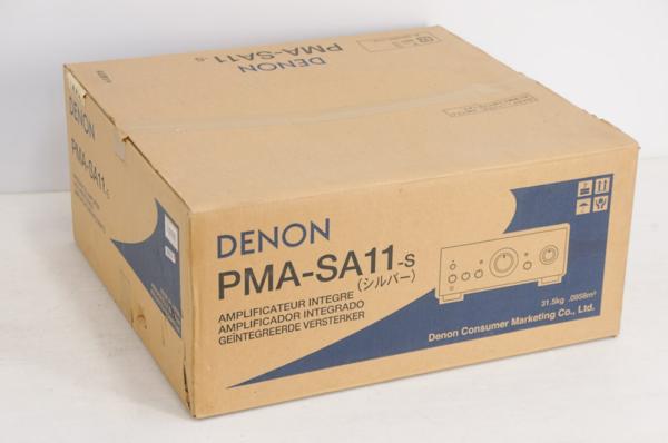 ☆新品！DENONデノン☆PMA-SA11-sプリメインアンプ☆シルバー☆860v11