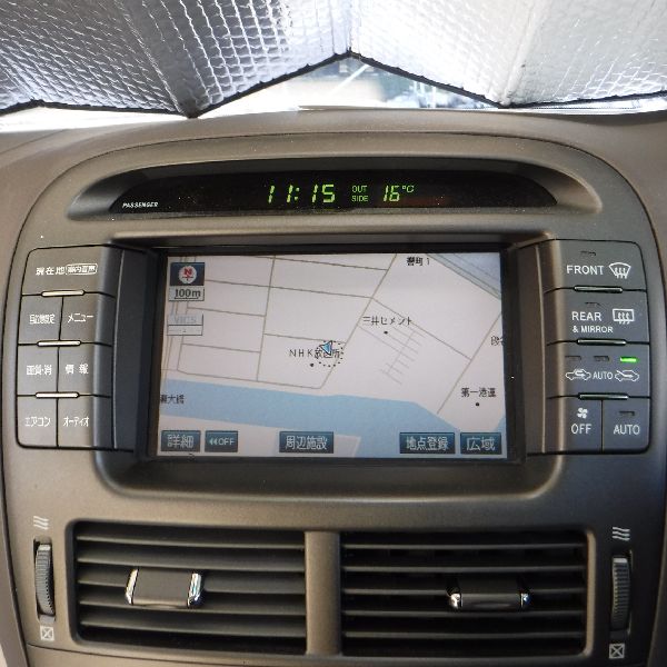 純正 セルシオ前期(UCF30/UCF31)マルチナビモニター 保証(86111-50121)*K008922