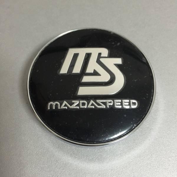 マツダスピード MAZDASPEED ホイールセンターキャップ 4個セット 黒 