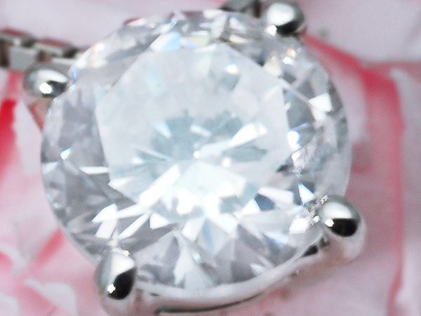 プレB付き! 約2.5ct 揺れる ハート ダイヤ ネック Wタイプ(pt 1