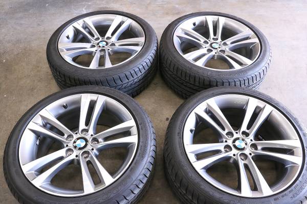 BMW　F30　スポーツの純正１８インチ　＆グッドイヤー８分山　　４本セット