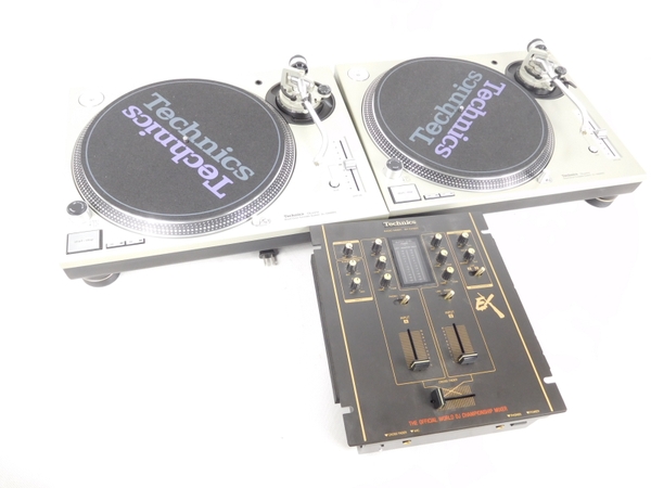 Technics SL-1200MK5 ターンテーブル SH-EX1200 Technics SL-1200MK5×2台 SH-EX1200 ミキサーセット K2267276