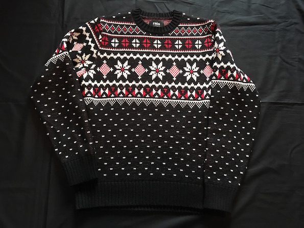 RATS ラッツ 16AW 総柄 ノルディック ニット セーター Lサイズ ジャケット TENDERLOIN WTAPS NEIGHBORHOOD キャップ シャツ