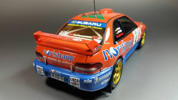 おもちゃ オートアート 1/18 スバル インプレッサ 22B ジャンク