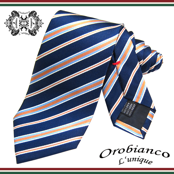 1円～Orobianco L'unique オロビアンコ ルニーク ネクタイ 新柄 シルク メンズ 紳士 ビジネス 国内正規代理店商品 (53)
