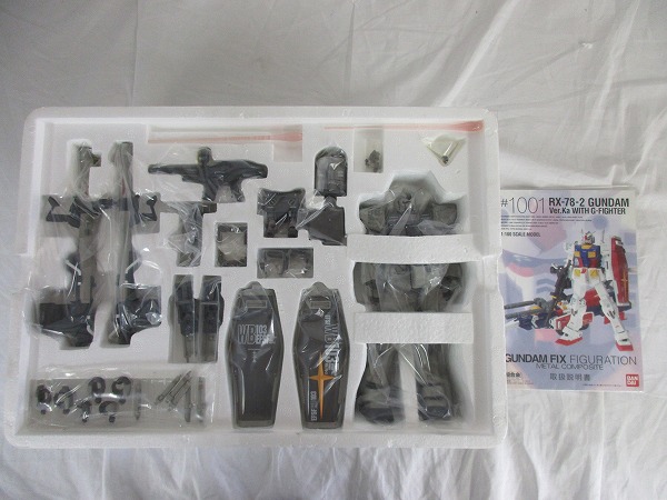 開封 GFF/FIX METAL COMPOSITE 1/100 LIMITED RX-78-3ガンダム Ver.Ka WITH G-FIGHTER G3[梱0.3