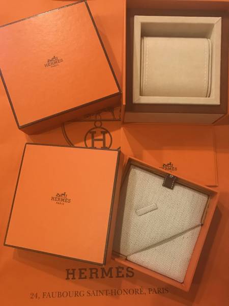 HERMES　時計用　保管箱　２個セット　ケープコッド　二重巻用