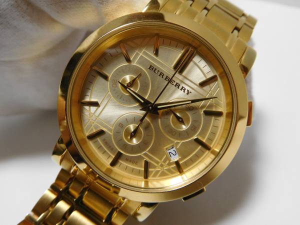 1円～ジャンク品 バーバリー クォーツ 腕時計(M-R6)
