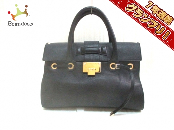 ジミーチュウ ハンドバッグ ロザリー 黒 レザー JIMMY CHOO