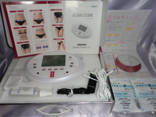 新品同様◆ダイエット☆筋肉強化■スリムキューブ EMS インナーマッスル◆脂肪燃焼・筋肉強化①