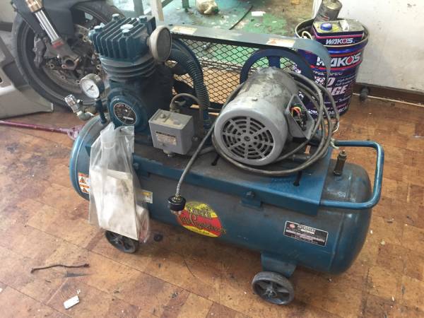 【引取限定】W362　フジ　FUJI　コンプレッサー　57L　激安で！【売切】