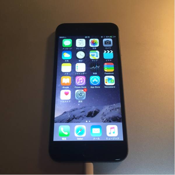米国版 AT&T版 iPhone 6 64g グレー A1549 海外版 iOS8.4.1_1