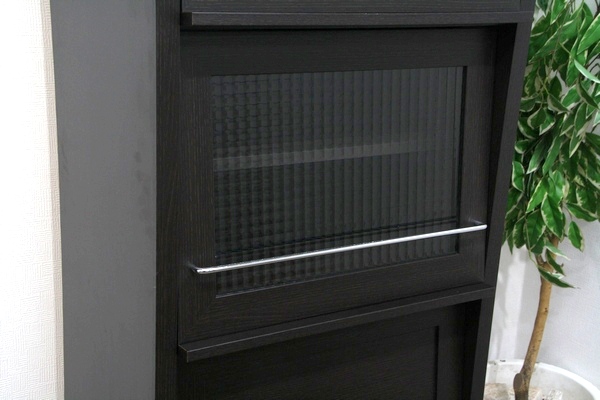 ◎美品 B-COMPANY ビーカンパニー フラップ扉 本棚/飾り棚/マガジンラック