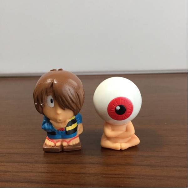 ゲゲゲの鬼太郎 ソフビ 指人形サイズ すくい人形 目玉の親父(ゲゲゲの