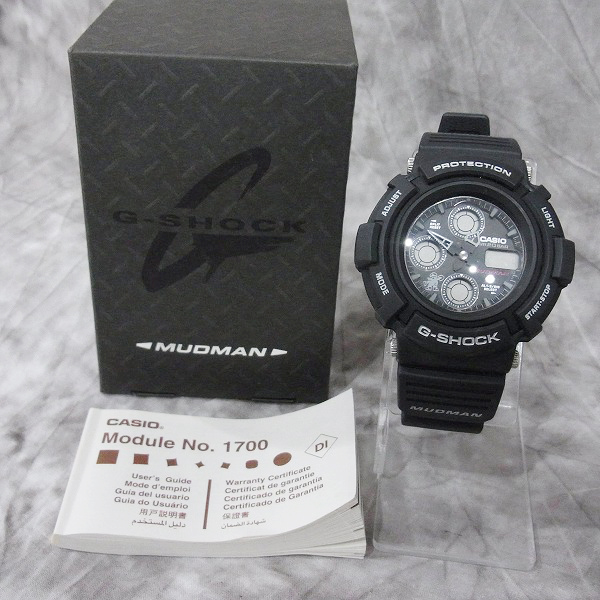☆G-SHOCK/G-ショック マッドマン メンインブラック AW-570Z-1T【電池 