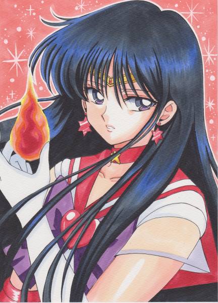 同人手描きイラスト☆セーラームーン☆レイ☆B5(手描きイラスト)｜売買