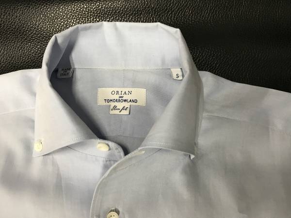 ORIANオリアンシャツ 34，000円 水色 サイズS 別注品 美品