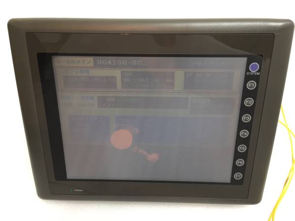 「04082」◆富士電機 UG420H-SC1プログラマブル表示器 FUJI　タッチパネル