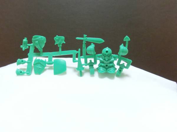 ガン消し　ハイグレード　騎士ガンダム ガン消し ハイグレード SDガンダム 1 騎士ガンダム （ 緑・未切