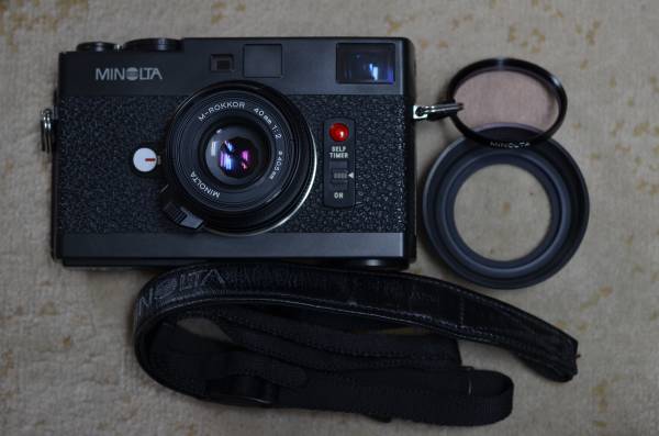 MINOLTA CLE M-ROKKR 40mm F2付