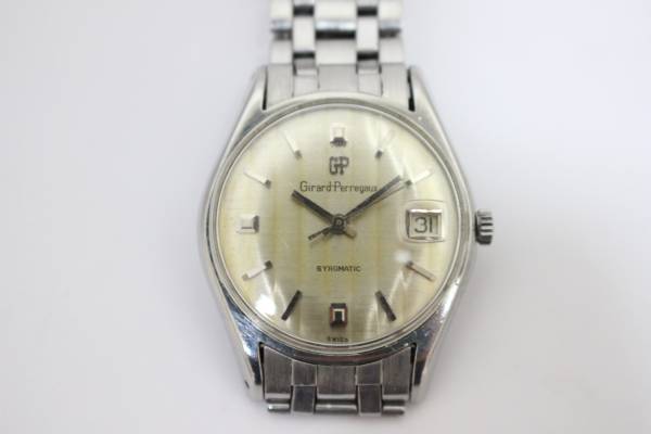 ジラールペルゴ　ジャイロマチック メンズ腕時計 ヴィンテージ ジャンク 送料無料