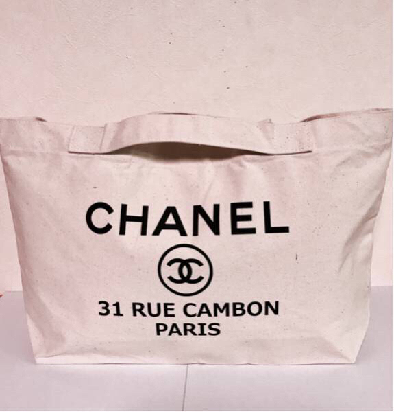 シャネルノベルティ2way トート CHANEL チェック柄 ノベルティトート