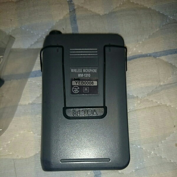 ⑨ TOA ワイヤレスマイク WM-1310 中古品 TOA ワイヤレスマイクロホン