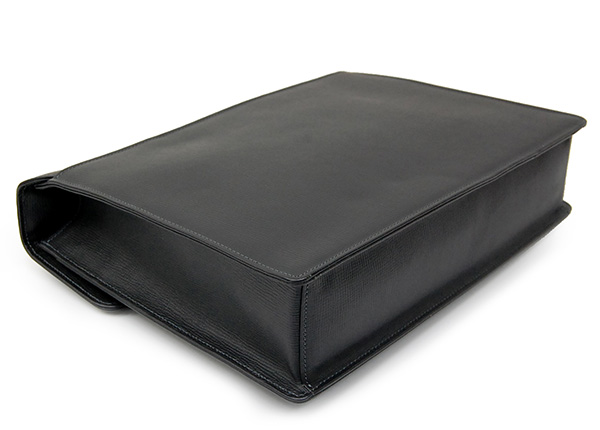 ハウスチェック 新品 定価5万円 ダックス DAKS 牛革 裏ハウスチェック柄 豪華オールレザーブリーフケース A4サイズ/黒 掛けカバー ダブル｜DAKS（ダックス）公式オンライン