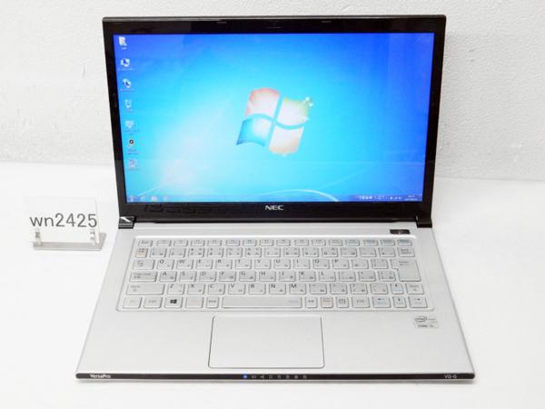 NEC VersaPro UltraLite PC-VK18TGJDDLUG Core i5 3337U 1.80GHz 4GB SSD 128GB Win7 ウルトラブック 薄型ノート３ヶ月保証 wn2425