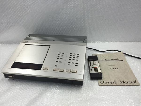 Luxman D-500X's CDプレーヤー リモコン 説明書付き