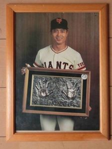 王貞治　756号　ホームラン　記念写真　本人直筆サイン入り　ジャイアンツ 王貞治 756号 ホームラン 記念写真 本人直筆サイン入り ジャイアンツ