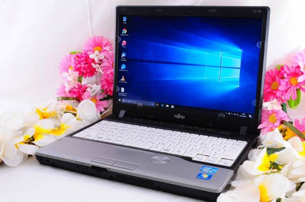 ★良上品★富士通 LIFEBOOK P772/E 最新Win10 高性能i5 3320M 頼れる64bit メモリ4GBで快適♪ DVD作成 無線 Wi-Fi Office搭載