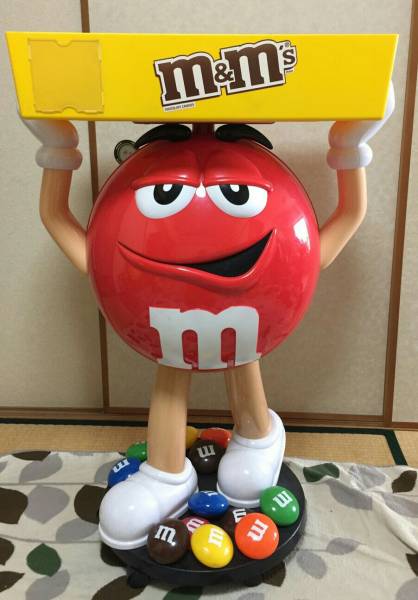 M&M レッド特大ディスプレイフィギュア美品♪(看板)｜売買された