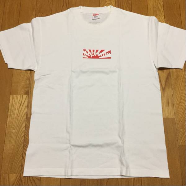 希少 SUPREME 2011 東日本大震災チャリティ BENEFIT BOX LOGO TEE L north face pullover gore tex cdg vlone force off white fear of god