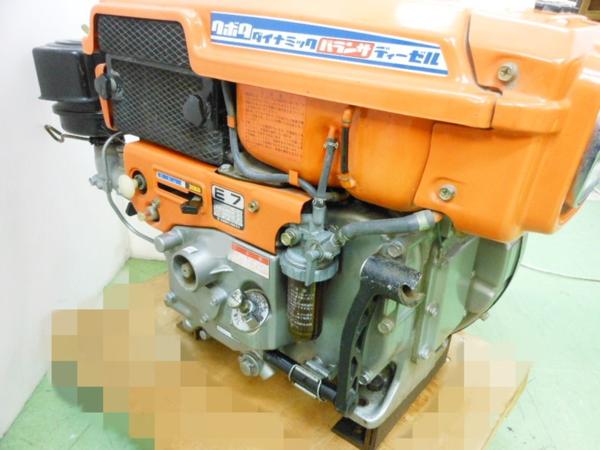 Yahoo!オークション - 発動機 ディーゼルエンジン クボタE7 7馬力 中古