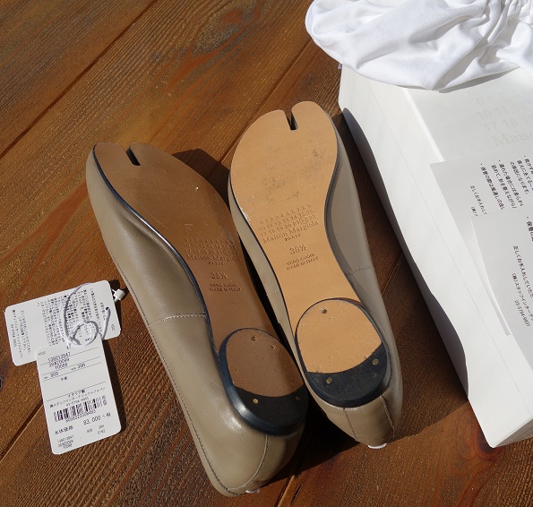 新品 マルタンマルジェラ 足袋 パンプス 38 1/2 希少