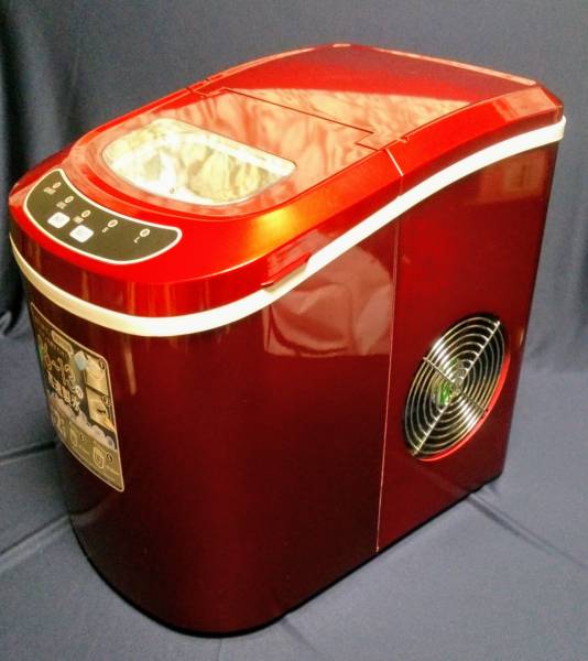 VERSOS/ベルソス 家庭用高速製氷機 VS-ICE02 レッド 中古