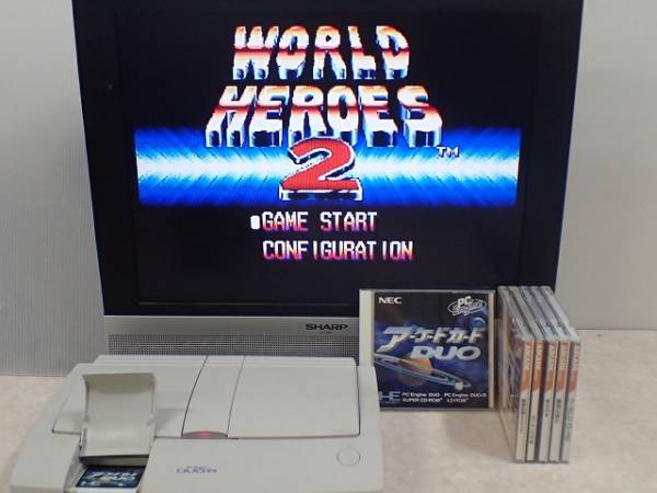 PCエンジン アーケードカードDUO+対応ソフト5本 ARCADE/E3600/2
