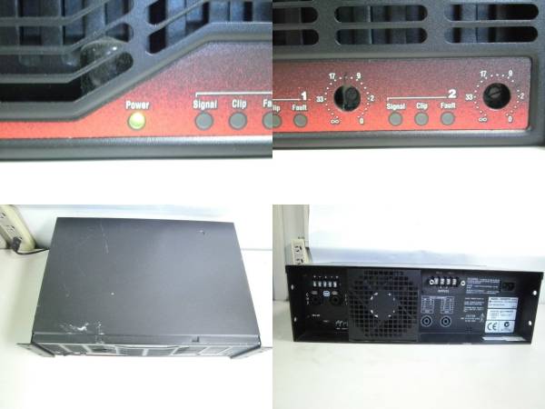 AMCRON CE2000TX パワーアンプ 音出しOK （23） ヒビノ純正 AMCRON