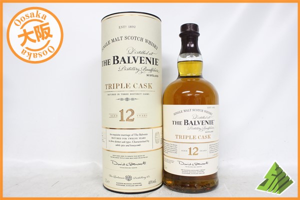 ◇注目! バルベニー トリプルカスク 12年 1000ml 40% 箱付 スコッチ ウイスキー FD