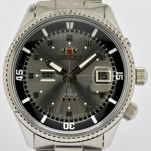 オリエント キングマスター EM6F-C2-B 自動巻き　美品 キングマスター オリエント ORIENT([トケイ]オリエント) 自動巻腕時計