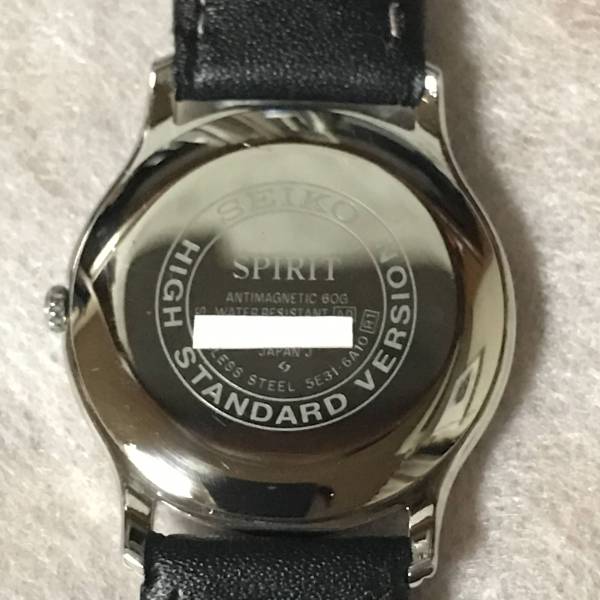 中古美品】セイコー スピリット ハイスタンダードバージョン 5E31-6A10 