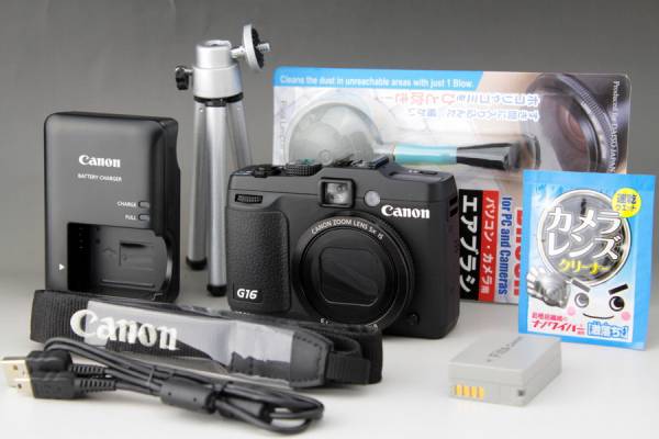 G16 PowerShot Canon 美品 Canon PowerShot G16 Wi-Fi機能搭載 5軸手ブレ