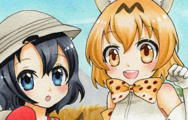 けものフレンズ 手描イラスト サーバル かばん 手描きイラスト 売買されたオークション情報 Yahooの商品情報をアーカイブ公開 オークファン Aucfan Com