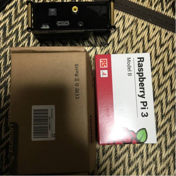 Raspberry Pi3 HiFiberry+DIGI 互換 Volumio2インストール済み microsd付属 高音質同軸アウト搭載