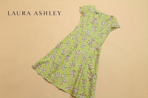 ☆LAURA ASHLEY/ローラアシュレイ 美ライン 素敵な花柄 ワンピース 7