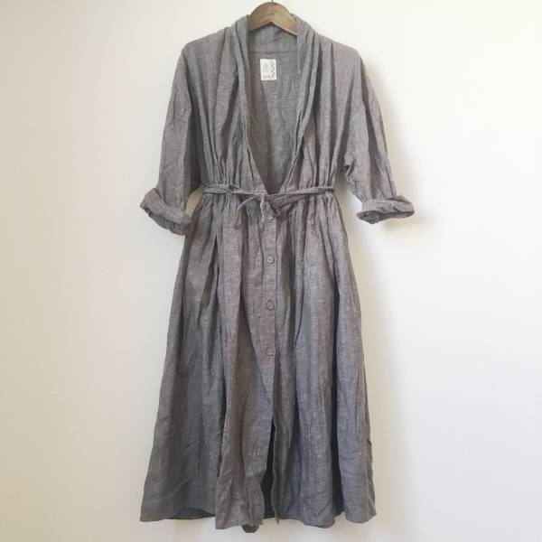 * SM2 *サマンサモスモス新品タグ付きコットンリネン2wayワンピース/ガウンカーディガン