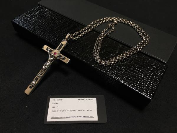BACKLASH ISAMU KATAYAMA ロザリオ ネックレス SILVER バックラッシュ 